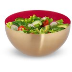 Saladier, acier inoxydable, diamtre 25 cm, bol mlangeur, cuisiner et servir, cul de poule, 3, 5 l, ...