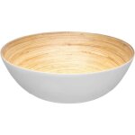 5five simply smart - saladier en bambou blanc de 30 cm de diamètre et 9, 8 cm de hauteur ? idéal pour ... 5five simply smart - saladier en bambou blanc de 30 cm de diamètre et 9, 8 cm de hauteur ? idéal pour ...