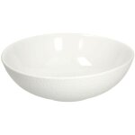 Saladier golf 22 cm en porcelaine blanche