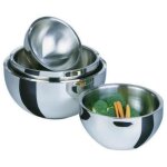 Saladier isotherme - gsw - 30 cm - acier inoxydable - 5, 50 l - couvercle tanche - double paroi