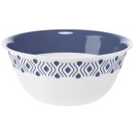 Saladier blue 29 de qualit extra avec option couvercle pour aliments, 100% made in italy.