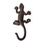 Salamandre fonte marron 6x13x23cm