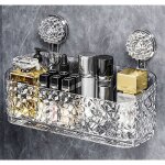 Salle de bains etagere ventouse, �tag�re avec motif glacier, bo�te de rangement mural pour toilettes, ...