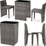 Salon de jardin avec cadre en aluminium avec plateau en verre trempé encastrable Salon de jardin avec cadre en aluminium avec plateau en verre trempé encastrable
