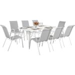 Habitat et jardin - salon de jardin 'cordoba xl 180' - phoenix - gris Habitat et jardin - salon de jardin 'cordoba xl 180' - phoenix - gris
