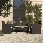 Salon de jardin avec coussins 4 pcs - mobilier de jardin - ensemble repas de jardin résine tressée noir ... Salon de jardin avec coussins 4 pcs - mobilier de jardin - ensemble repas de jardin résine tressée noir ...