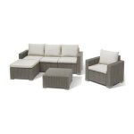 Allibert - salon de jardin - en resine imitation rotin tresse by keter - 5 personnes - moorea - cappuccino ... Allibert - salon de jardin - en resine imitation rotin tresse by keter - 5 personnes - moorea - cappuccino ...