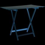 Table pliante en bois naturel cm. 60x80xh75