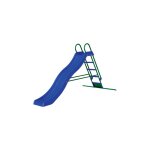 Toboggan a' vagues en plastique de 3 me'tres avec e'chelle en me'tal et jeu d'eau pour jardin Toboggan a' vagues en plastique de 3 me'tres avec e'chelle en me'tal et jeu d'eau pour jardin