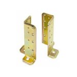 Salone - support d'ancrage angulaire pour piliers en bois r�glable 8 pcs mm. h171x53x53