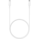 Samsung - cable usb c vers usb c, longueur 1m, charge ultra rapide 45w coloris blanc ep - dn