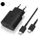 Samsung chargeur rapide 25w, port usb type c cable chargeur samsung ultra rapide chargeur compatible ...