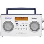 Sangean - n / a dab + dpr - 26 bt aux, bluetooth fonction de charge de la batterie blanc a454661