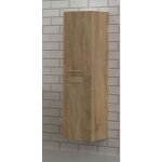 Sanitaire - colonne de meuble neptune suspendue - bois clair