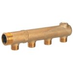 Sanitaire - distribution - collecteur chauffage avec purge entr�e m 26x34 8 d�parts m 15x21