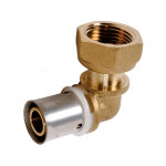 Coude � sertir �crou tournant 16 15x21