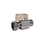 Robinet d'arrêt droit boisseau 1 / 4 de tour - diamètre : 3 / 8'' Robinet d'arrêt droit boisseau 1 / 4 de tour - diamètre : 3 / 8''