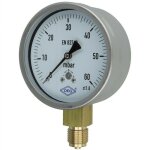 Le sanitaire - manomètre à ressort avec capsule 0 - 60 mbar Le sanitaire - manomètre à ressort avec capsule 0 - 60 mbar