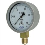 Le sanitaire - manomtre  ressort avec capsule gaz 0 - 100 mbar