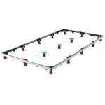 Le sanitaire - mepa cadre de montage sf rectangulaire xl 70 / 100 x 70 / 180 cm baignoire acier