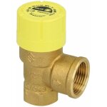 Soupape de scurit 6 bar solaire 1 / 2'' ff x 3 / 4'' ff sortie