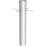 Le sanitaire - tube fumées ø 200 mm avec collier de montage 1000 mm Le sanitaire - tube fumées ø 200 mm avec collier de montage 1000 mm