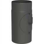 Le sanitaire - tuyau de poêle ø 150 x 300 mm avec clapet d'étranglement et porte Le sanitaire - tuyau de poêle ø 150 x 300 mm avec clapet d'étranglement et porte