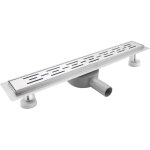 Sanitemodar - caniveau de douche 50cm, panneau lin�aire, caniveau de douche 360�siphonn� avec appareil ...