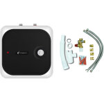 Sannover - chauffe eau electrique adros 15l sous evier + kit d'installation complet nf