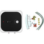 Sannover - chauffe eau electrique adros 15l sur evier + kit d'installation complet nf