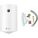 Sannover - chauffe eau electrique mural vertical blind� bypso 50 litres + kit d'installation complet ...