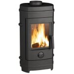 Sannover - invicta remilly 7 kw poele a bois flamme verte 7 - buches 34 cm