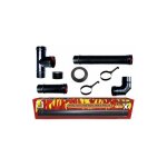 Kit �co po�le � granul�s tubes �maill�s 80 mm tube en acier noir r�sistant 600 ec fabriqu� en italie ...