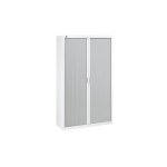 Armoires  rideaux dmontables 200 x 120 cm portes aluminium - maxiburo