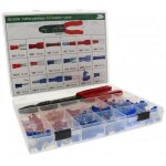 Sans marque - assortiment - de 300 cosses electriques isolees et 1 pince a sertir