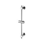 Sans marque - barre de douche universelle rousseau - inox chrom� - longueur 60, 5 cm - diametre 18 mm ...