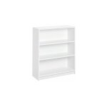 Sans marque - tagre bibliothque basse de bureau blanc - maxiburo