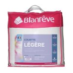 Les tendances - blanreve couette legere en microfibre - 240 x 260 cm - blanc