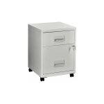 Caisson mobile - 2 tiroirs - gris - maxiburo