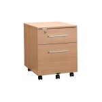 Sans marque - caisson mobile bois 2 tiroirs - o - line 2 - maxiburo