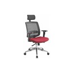 Sans marque - fauteuil de bureau synchrone malice dossier maille rouge - maxiburo Sans marque - fauteuil de bureau synchrone malice dossier maille rouge - maxiburo