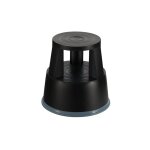 Sans marque - marchepied roulant plastique 2 marches - noir - maxiburo