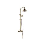 Sans marque - rousseau colonne de douche avec robinet mlangeur retro - vieux - bronze