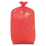 Sans marque - sac poubelle 110 litres tri slectif rouge opaque - carton de 200 - maxiburo