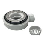 Sanycces - bonde extra - plate horizontale �90 mm pour receveur de douche