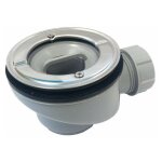 Bonde horizontale sanycces �90 mm pour receveur de douche