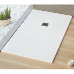 Sanycces - receveur de douche 90 x 100 cm extra plat logic surface ardoisée rectangulaire blanc Sanycces - receveur de douche 90 x 100 cm extra plat logic surface ardoisée rectangulaire blanc