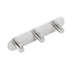 Sapho - accessoires - crochet triple, rond, inox bross� 32203