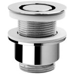 Sapho accessoire omp tea - bonde non refermable 1 1 / 4  , rond, pour lavabo sans trop - plein, chrome ...