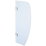 Accessoires - paroi de sparation entre urinoirs 400x800 mm, verre dpoli 2502 - 05 - sapho